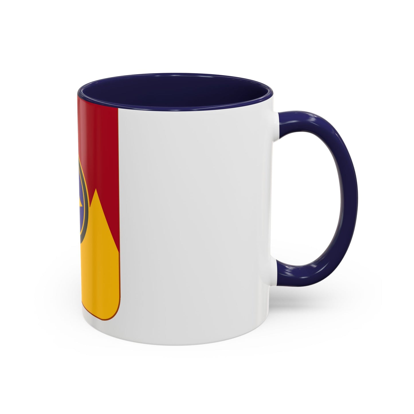 607th Armored Field Artillery Battalion v2 (U.S. Army) Accent Coffee Mug