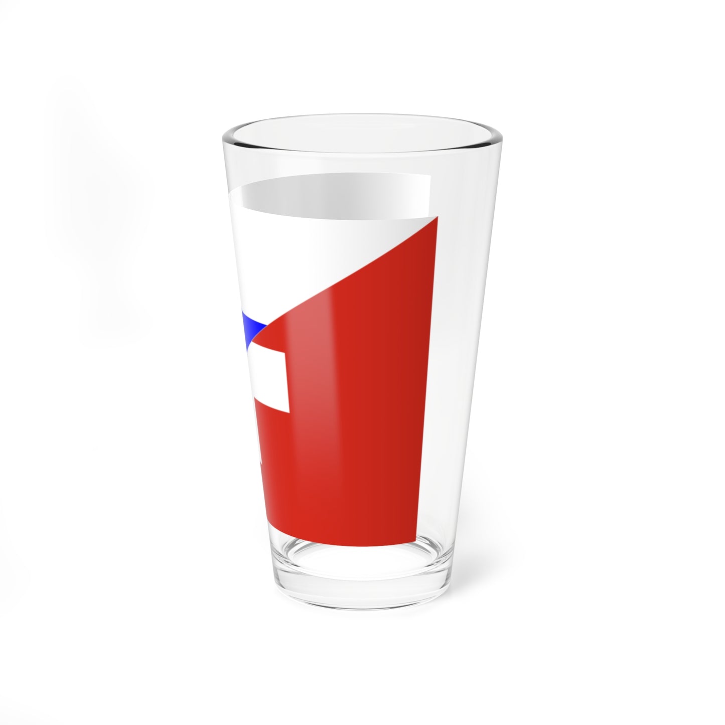 Flag of Switzerland and Russia (Russia) Pint Glass 16oz