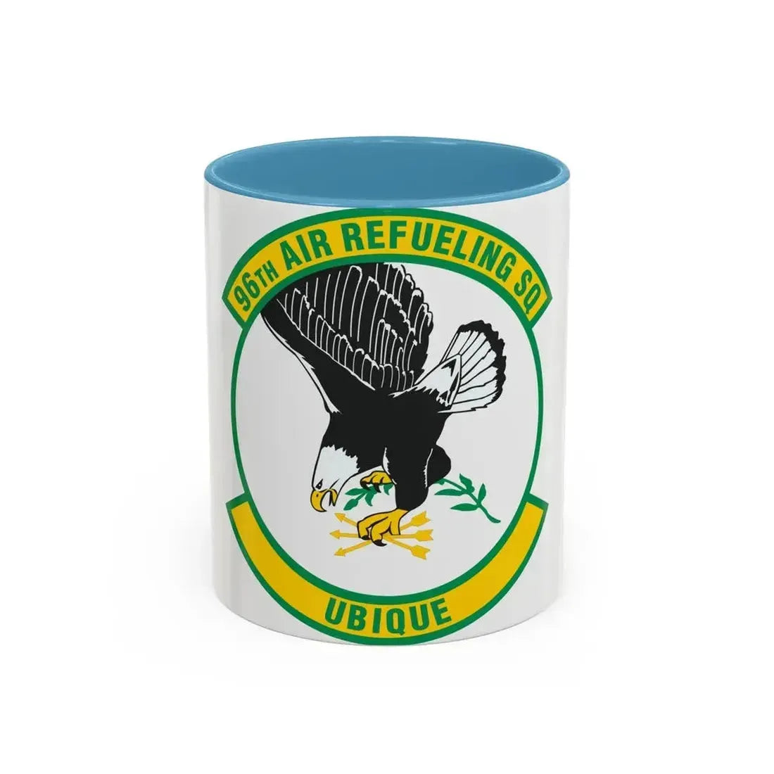 96th Air Refueling Squadron (U.S. Air Force) Accent Coffee Mug 11oz Light Blue - Go Mug Yourself