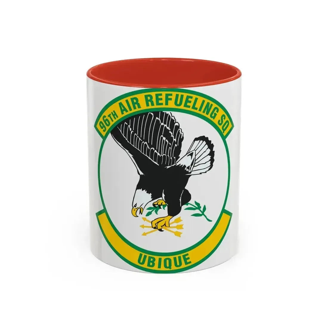 96th Air Refueling Squadron (U.S. Air Force) Accent Coffee Mug 11oz Red - Go Mug Yourself