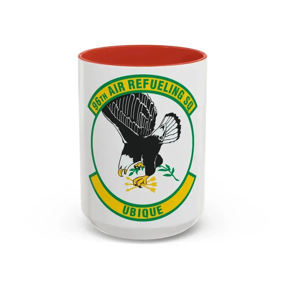 96th Air Refueling Squadron (U.S. Air Force) Accent Coffee Mug 15oz Red - Go Mug Yourself