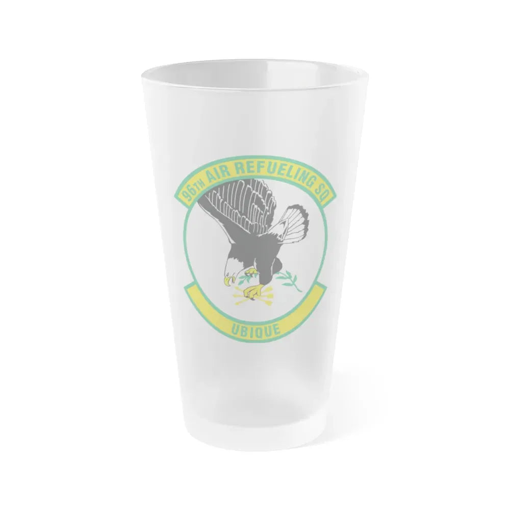 96th Air Refueling Squadron (U.S. Air Force) Frosted Pint Glass 16oz Default Title - Go Mug Yourself
