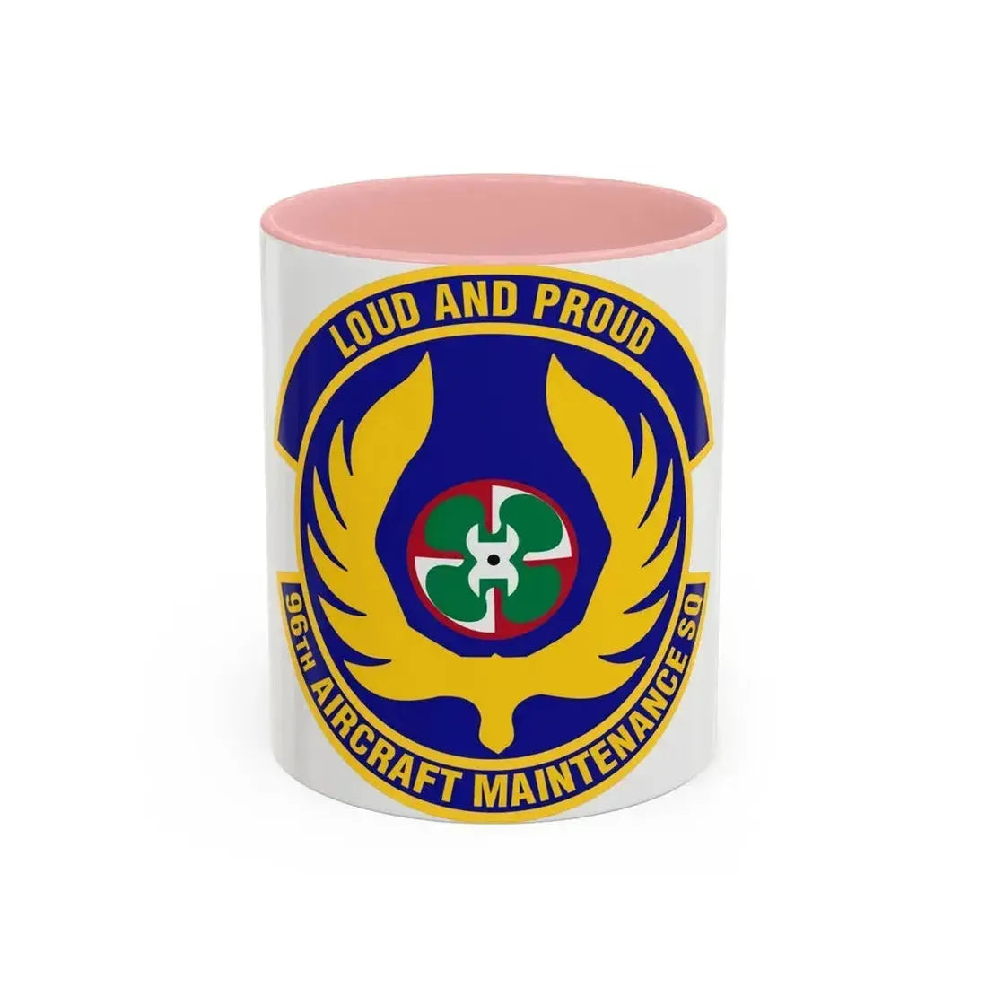 96th Aircraft Maintenance Squadron (U.S. Air Force) Accent Coffee Mug - Go Mug Yourself