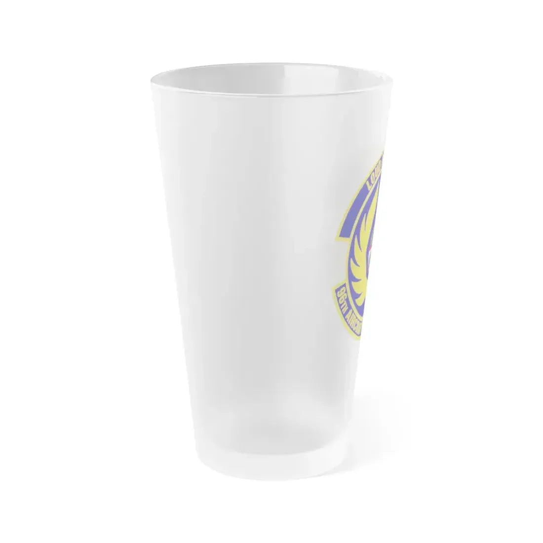 96th Aircraft Maintenance Squadron (U.S. Air Force) Frosted Pint Glass 16oz - Go Mug Yourself