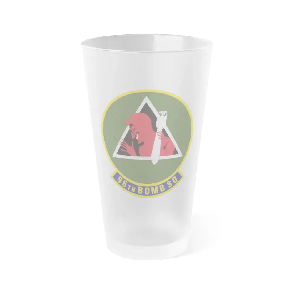96th Bomb Squadron (U.S. Air Force) Frosted Pint Glass 16oz Default Title - Go Mug Yourself