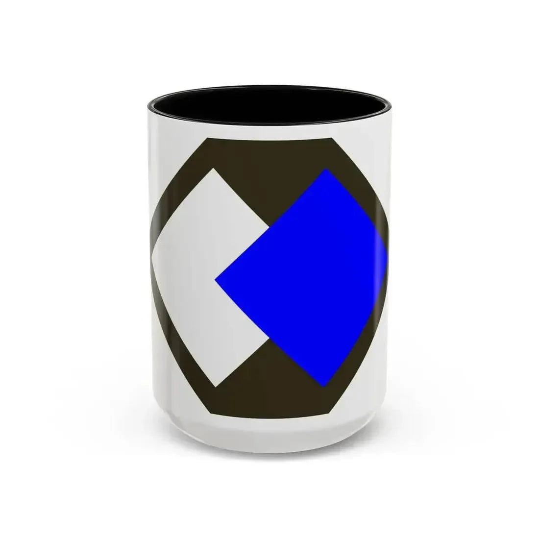 96th Infantry Division SSI (U.S. Army) Accent Coffee Mug 15oz Black - Go Mug Yourself