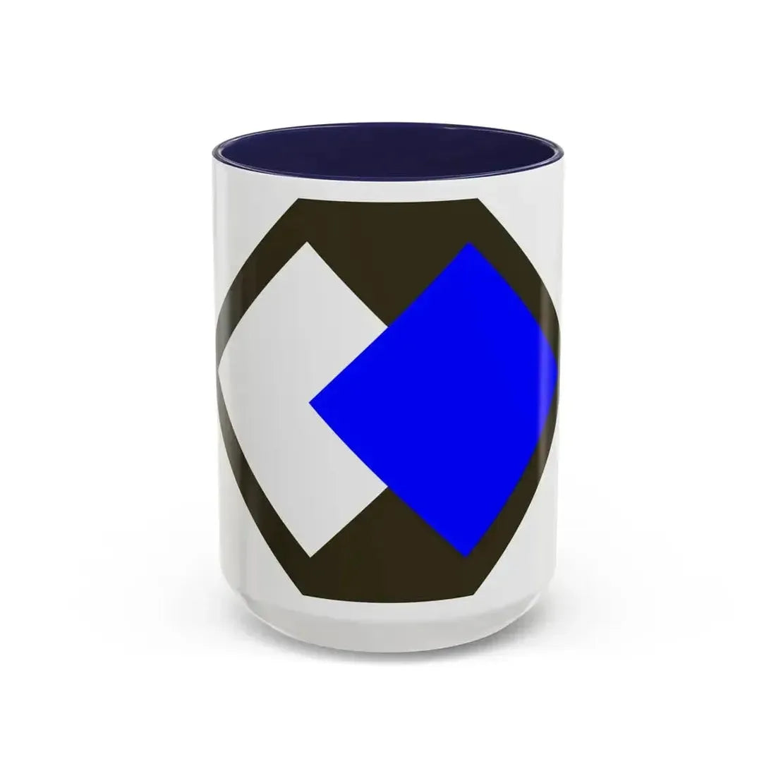 96th Infantry Division SSI (U.S. Army) Accent Coffee Mug 15oz Navy - Go Mug Yourself