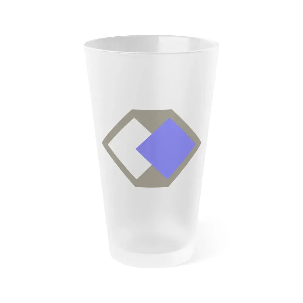 96th Infantry Division SSI (U.S. Army) Frosted Pint Glass 16oz Default Title - Go Mug Yourself