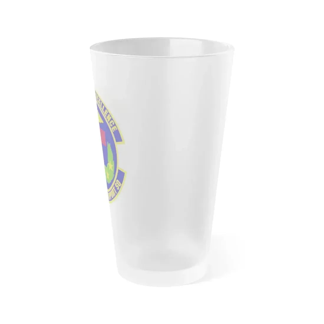 96th Medical Support Squadron (U.S. Air Force) Frosted Pint Glass 16oz - Go Mug Yourself