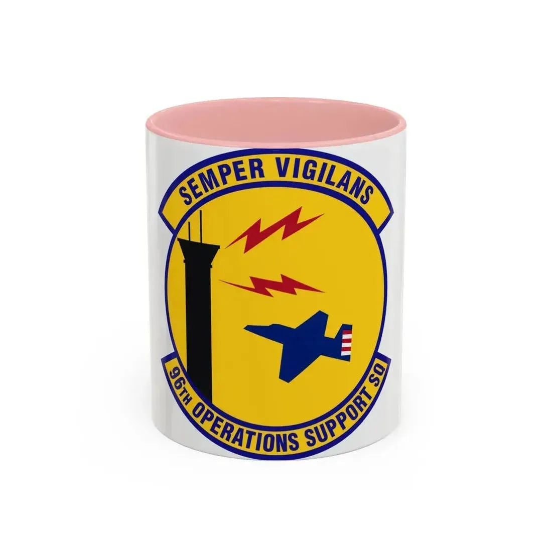 96th Operations Support Squadron (U.S. Air Force) Accent Coffee Mug - Go Mug Yourself