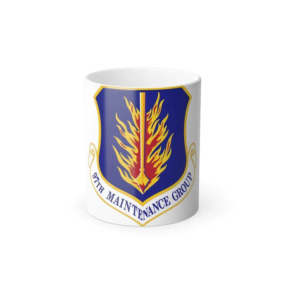 97 Maintenance Group AETC (U.S. Air Force) Color Changing Coffee Mug 11oz - Go Mug Yourself