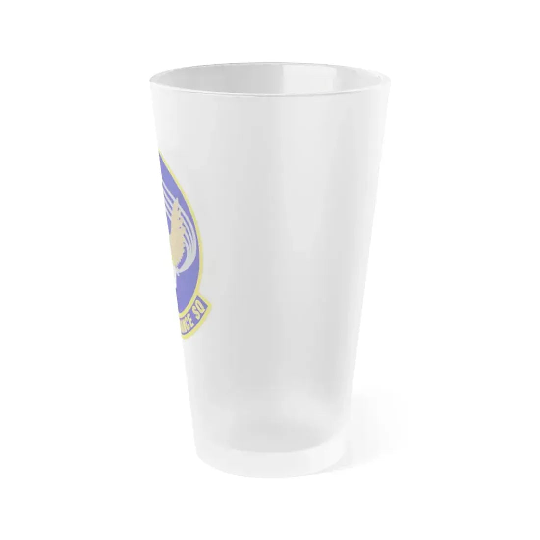 97 Maintenance Squadron AETC (U.S. Air Force) Frosted Pint Glass 16oz - Go Mug Yourself