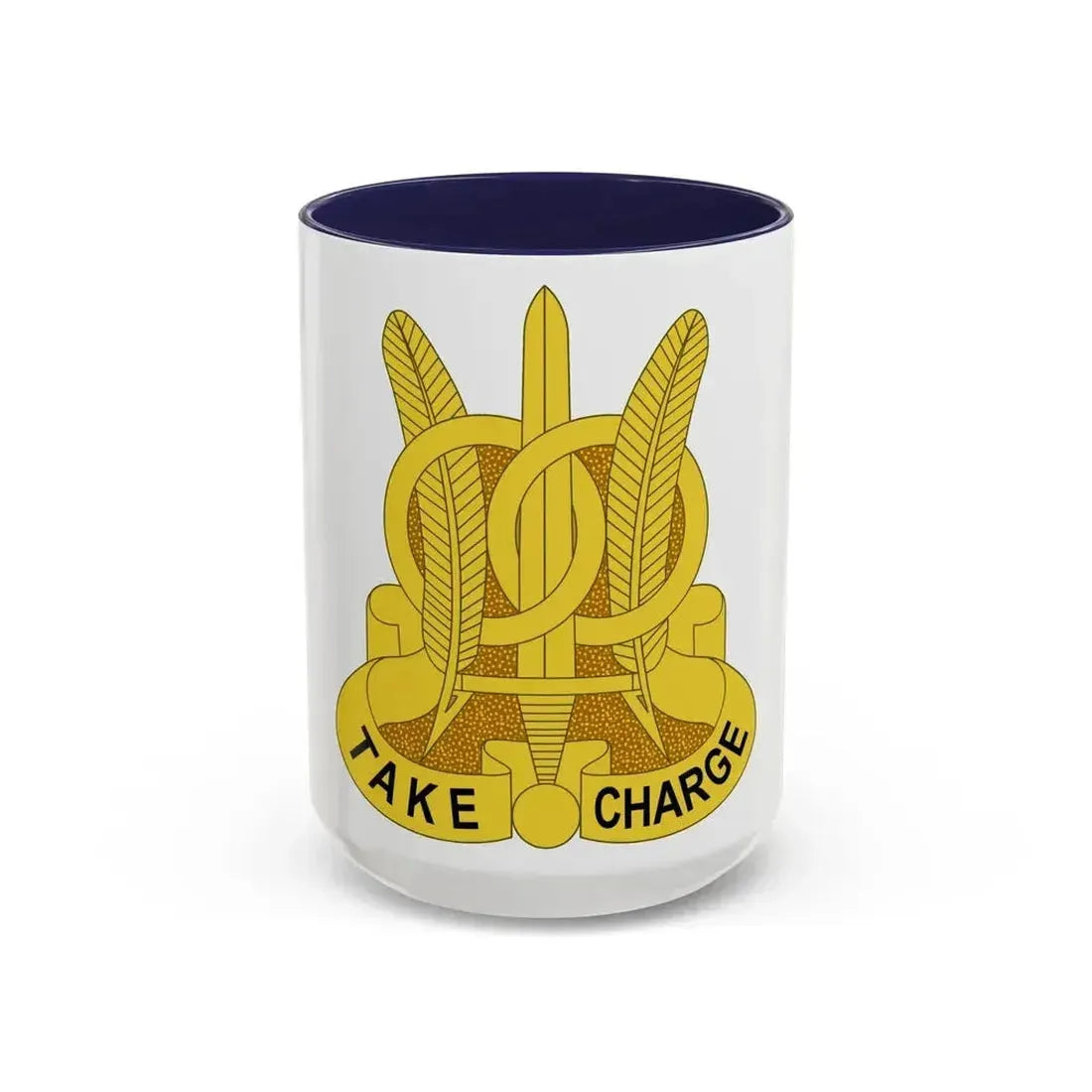 97 Military Police Battalion (U.S. Army) Accent Coffee Mug 15oz Navy - Go Mug Yourself