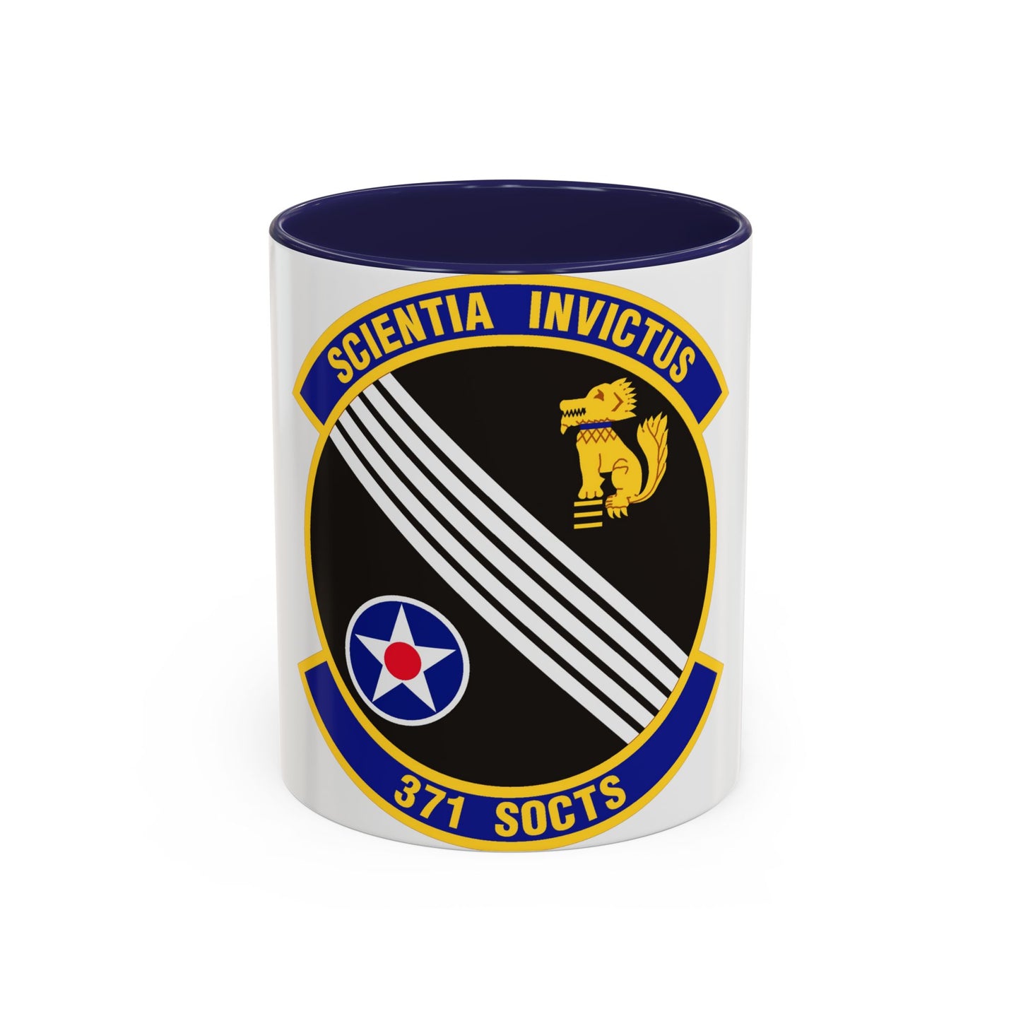 371 Special Operations Combat Training Squadron AFSOC (U.S. Air Force) Accent Coffee Mug