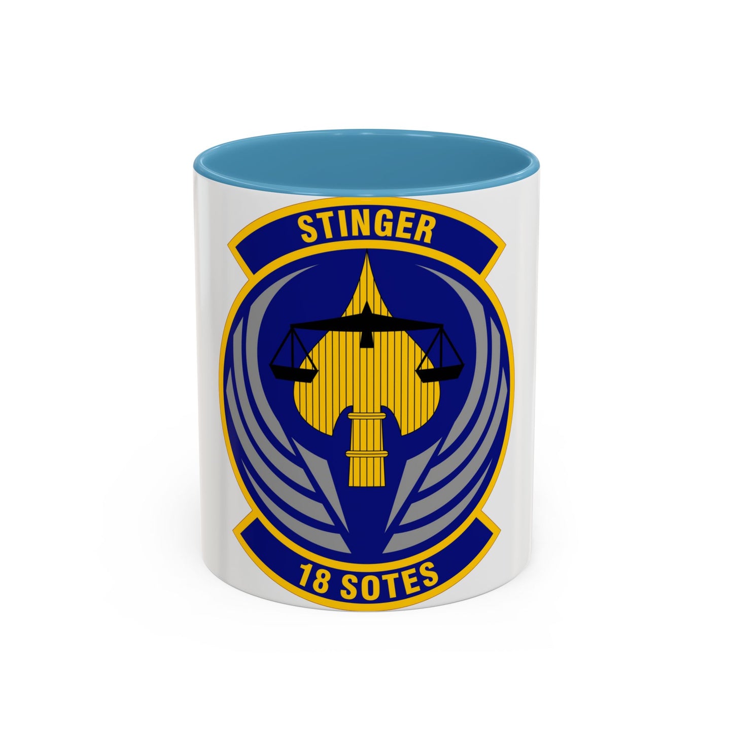 18 Special Operations Test and Evaluation Squadron AFSOC (U.S. Air Force) Accent Coffee Mug