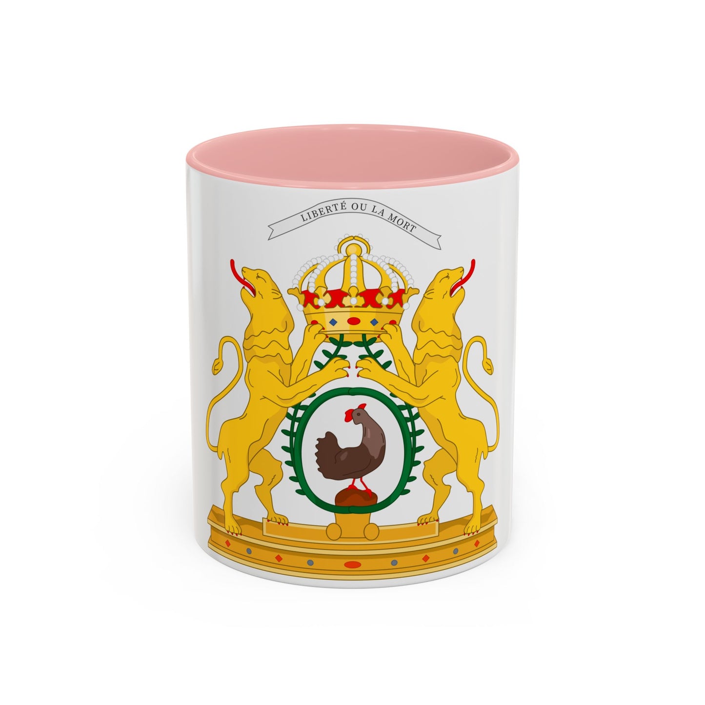 Coat of arms of the First Empire of Haiti - Accent Coffee Mug