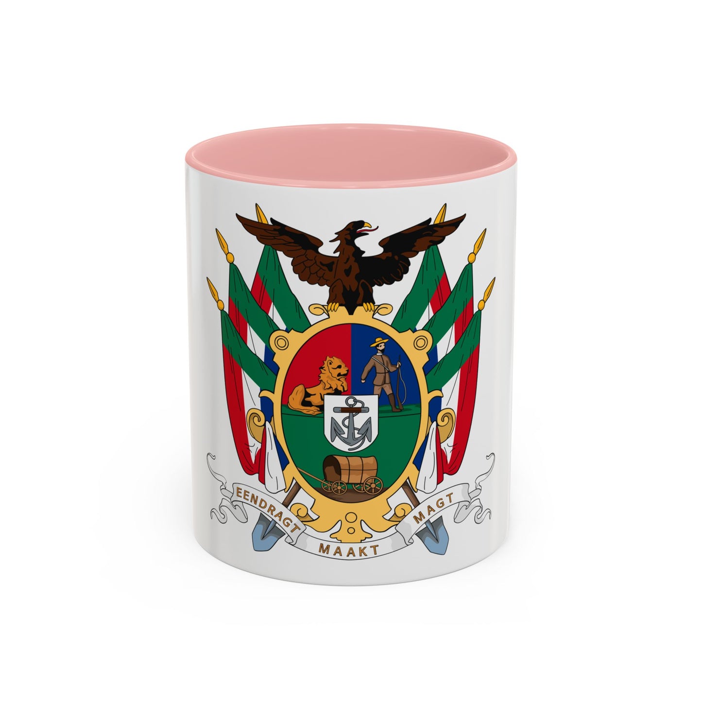 Coat of arms of the South African Republic - Accent Coffee Mug