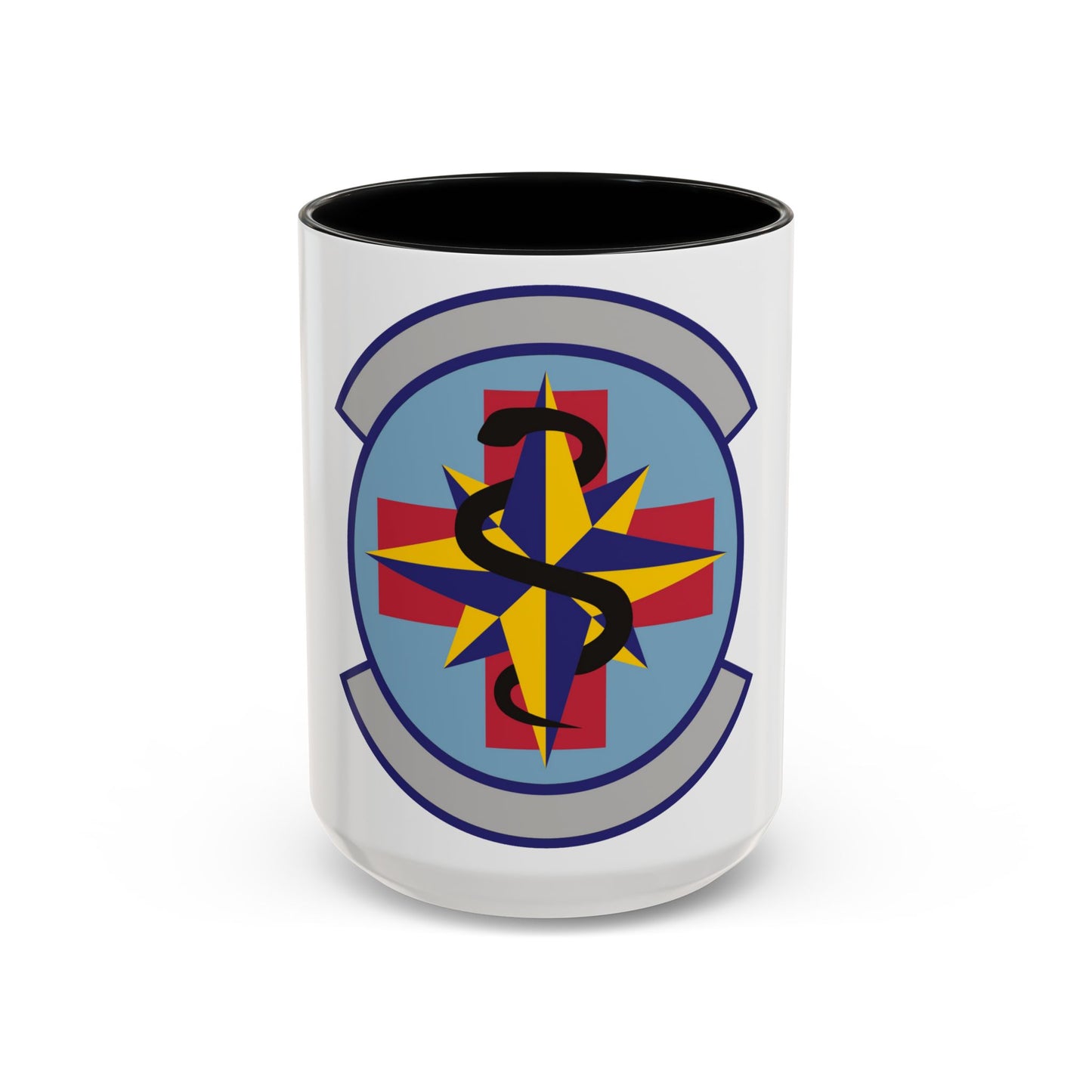 6 Healthcare Operations Squadron AMC (U.S. Air Force) Accent Coffee Mug