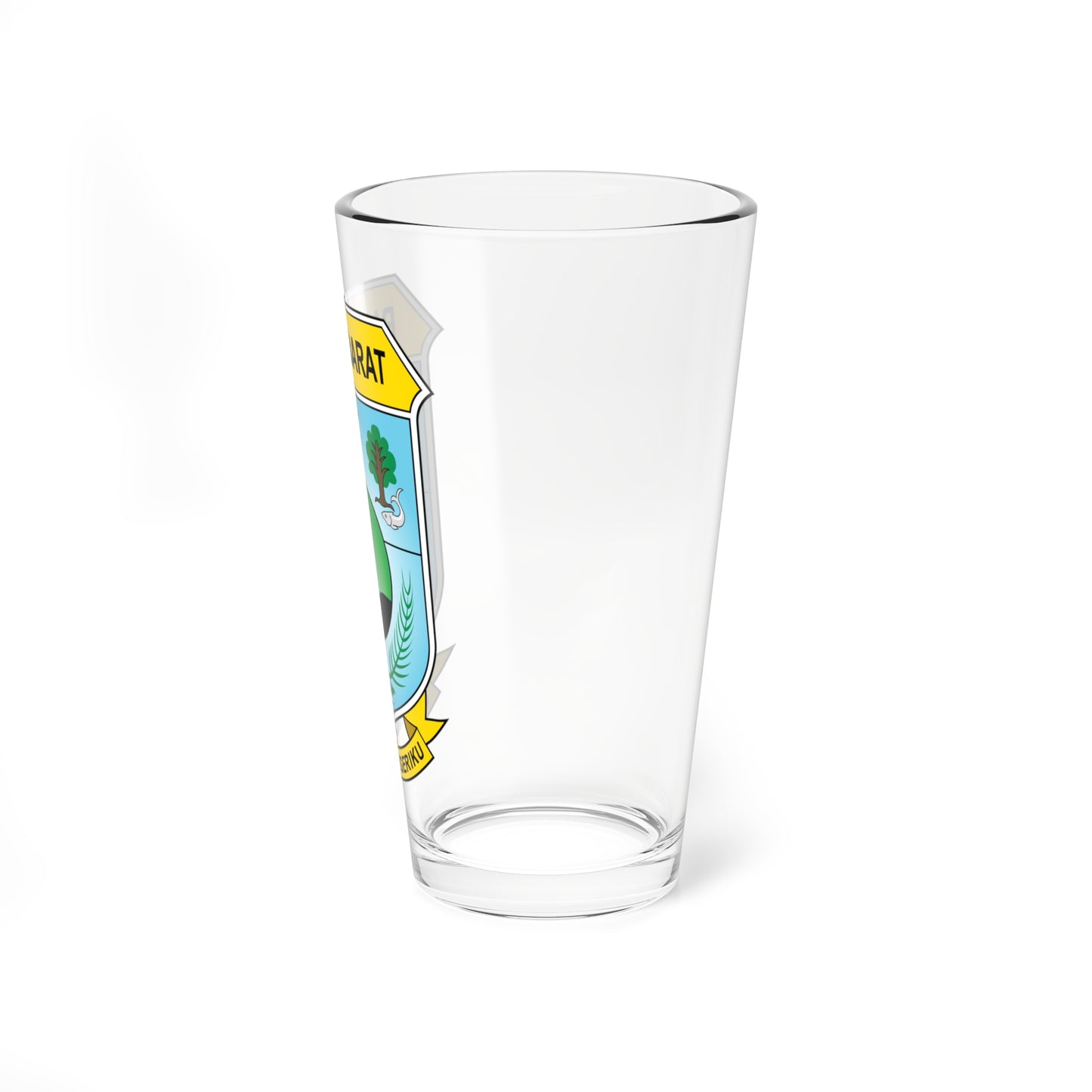 Coat of arms of West Papua (Indonesia) (Coat of Arms) Pint Glass 16oz