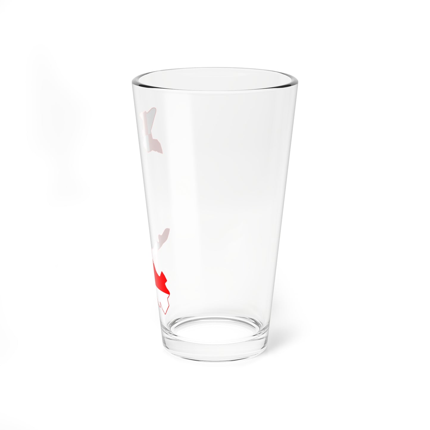 Flag map of Bremen (Germany) Pint Glass 16oz