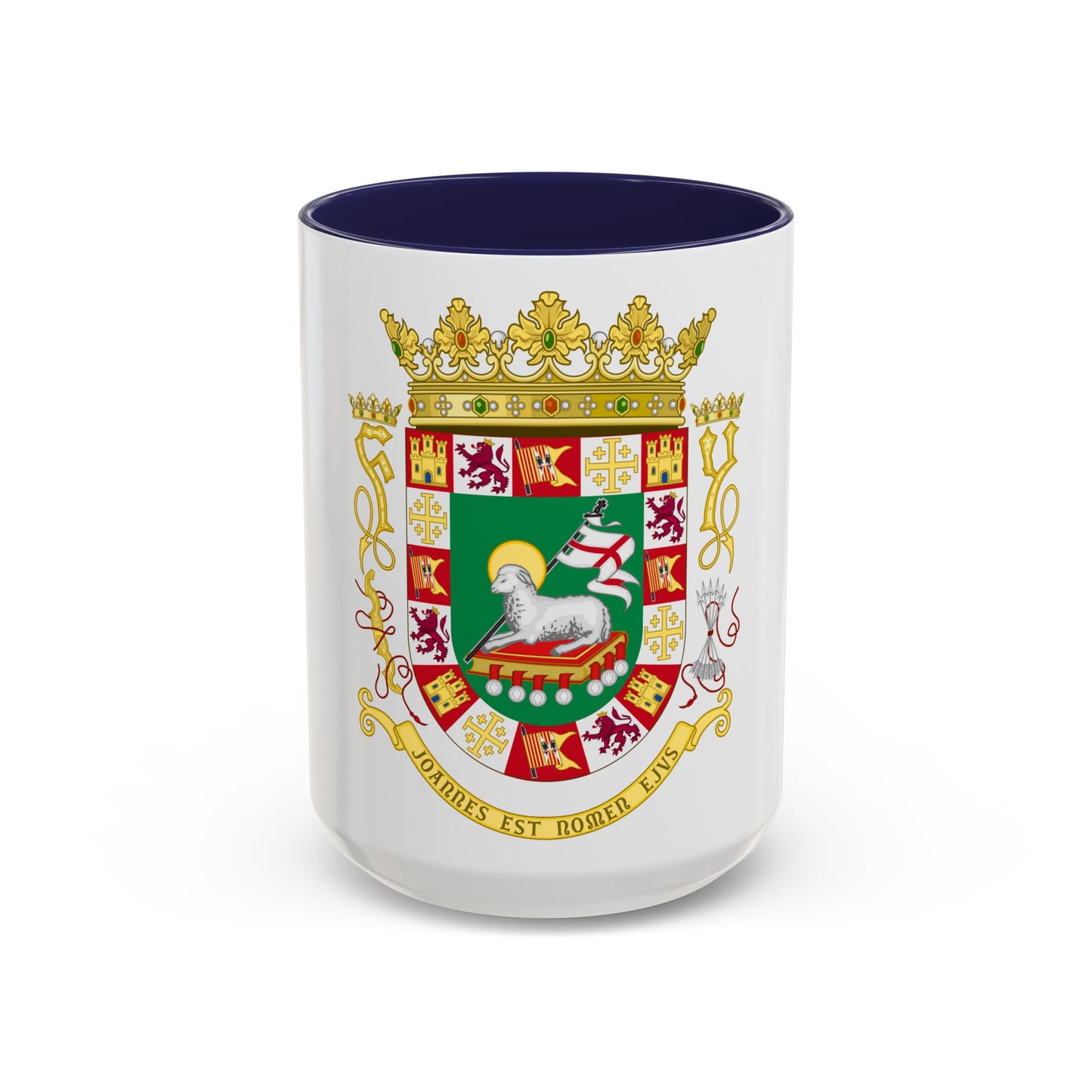 Coat of arms of the Commonwealth of Puerto Rico 2 - Accent Coffee Mug