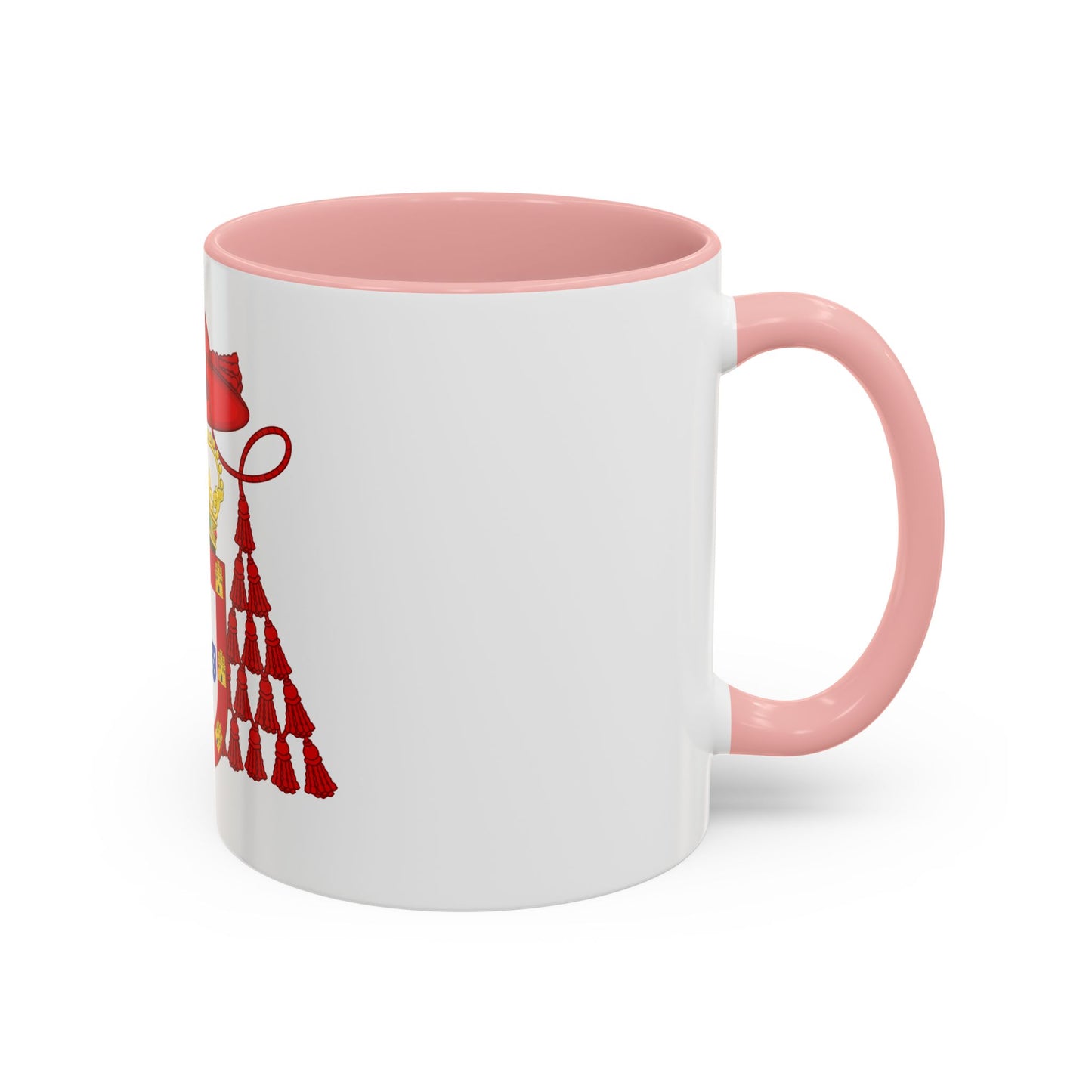 Ornamented Royal Coat of Arms of Cardinal Henry I of Portugal - Accent Coffee Mug