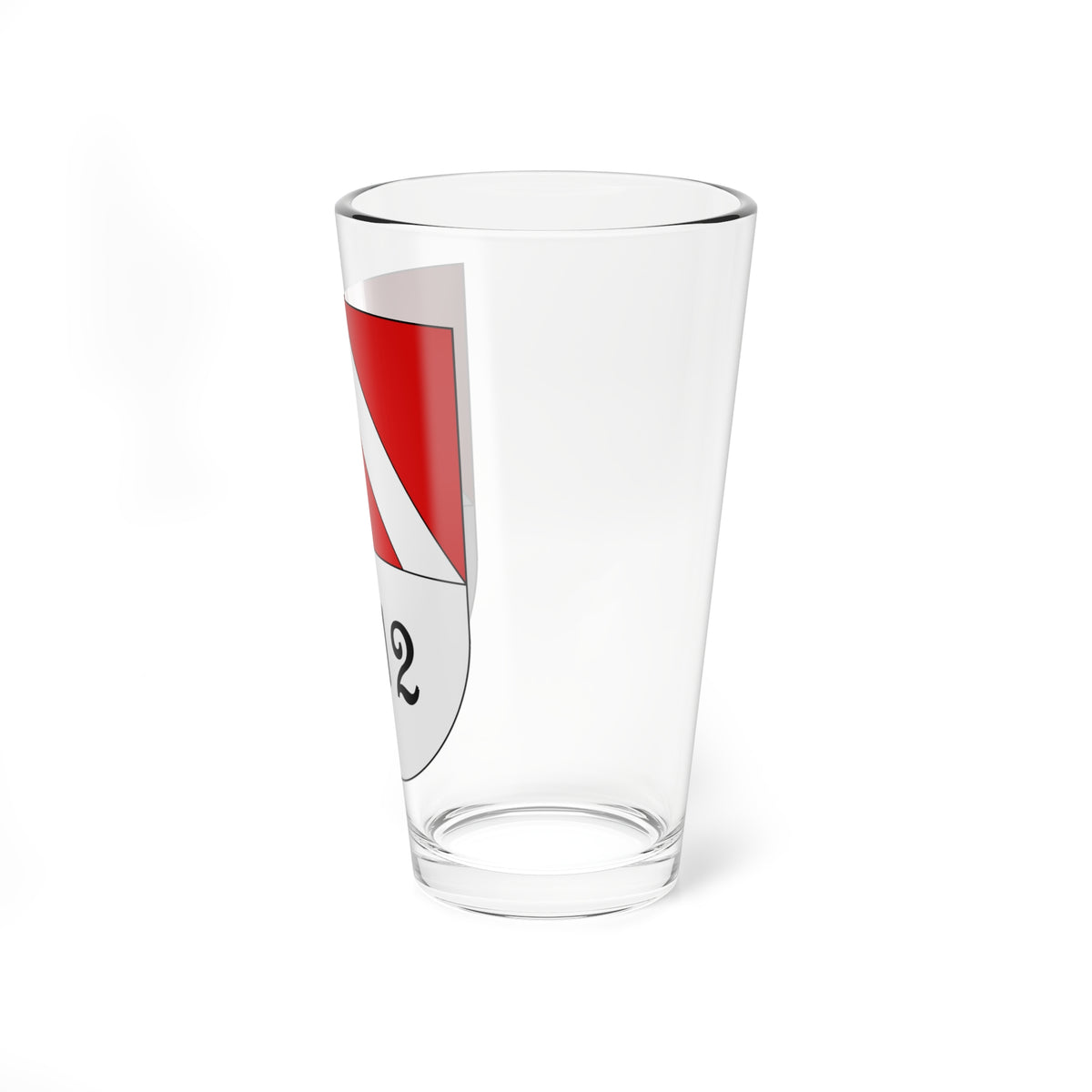 Les Planchettes-coat of arms (Switzerland) (Coat of Arms) Pint Glass 16oz