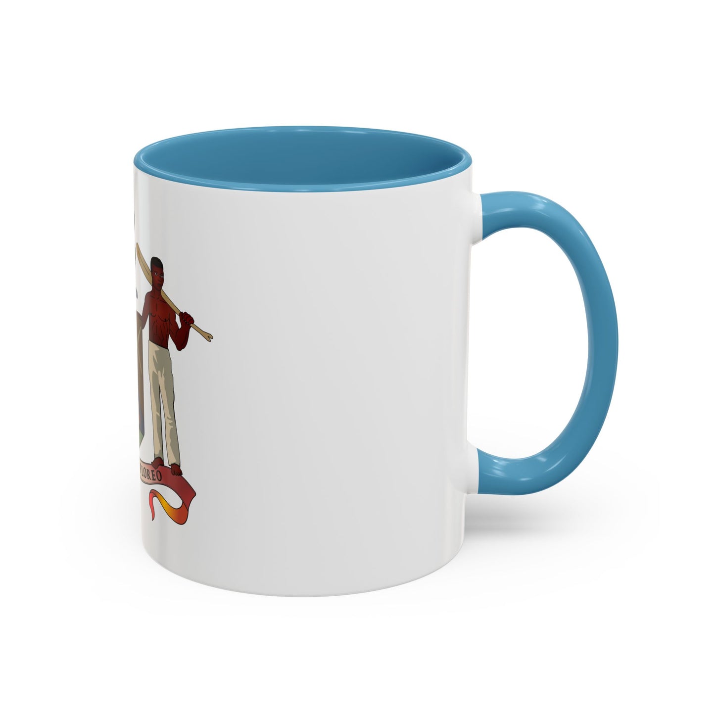Coat of arms of British Honduras (1907-1967) - Accent Coffee Mug