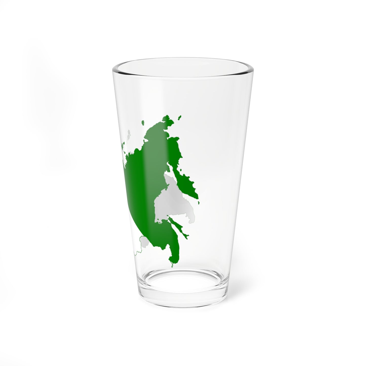 Flag map of Siberia (Russia) Pint Glass 16oz