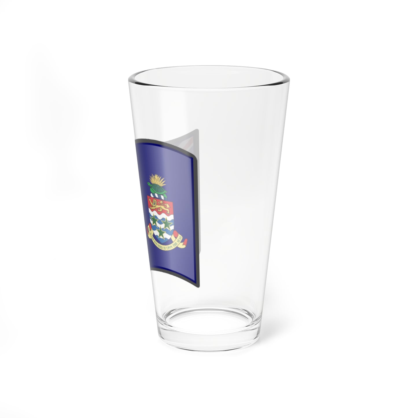 Nuvola Caymanian flag (United Kingdom) Pint Glass 16oz