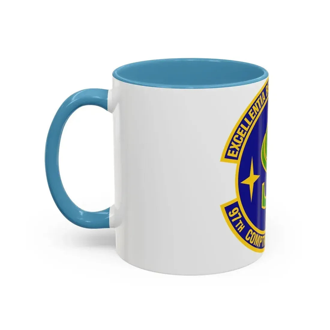 97th Comptroller Squadron (U.S. Air Force) Accent Coffee Mug - Go Mug Yourself
