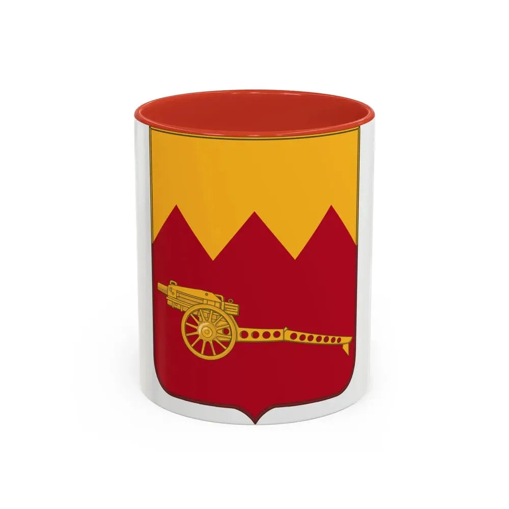 97th Field Artillery Battalion v2 (U.S. Army) Accent Coffee Mug 11oz Red - Go Mug Yourself
