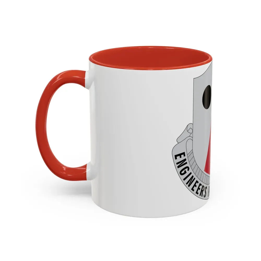 980 Engineer Battalion (U.S. Army) Accent Coffee Mug - Go Mug Yourself