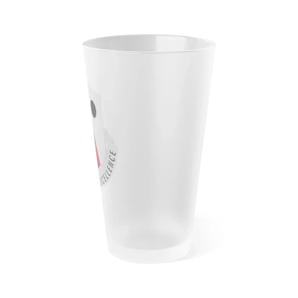 980 Engineer Battalion (U.S. Army) Frosted Pint Glass 16oz - Go Mug Yourself