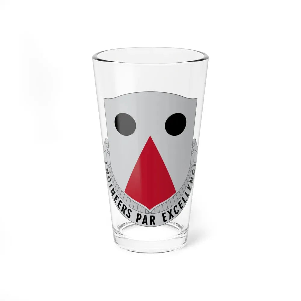 980 Engineer Battalion (U.S. Army) Pint Glass 16oz 16oz - Go Mug Yourself