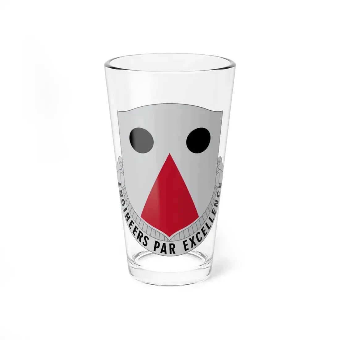 980 Engineer Battalion (U.S. Army) Pint Glass 16oz 16oz - Go Mug Yourself