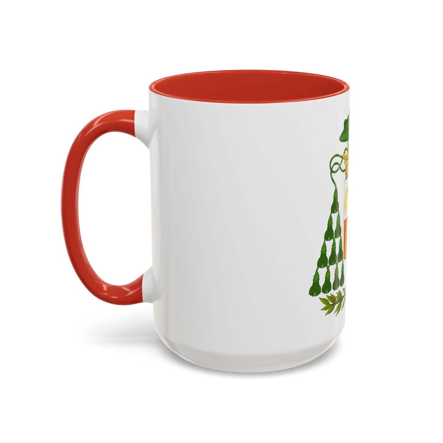 Historical Coat of Arms of Ecclesiastic Co-Prince of Andorra - Accent Coffee Mug