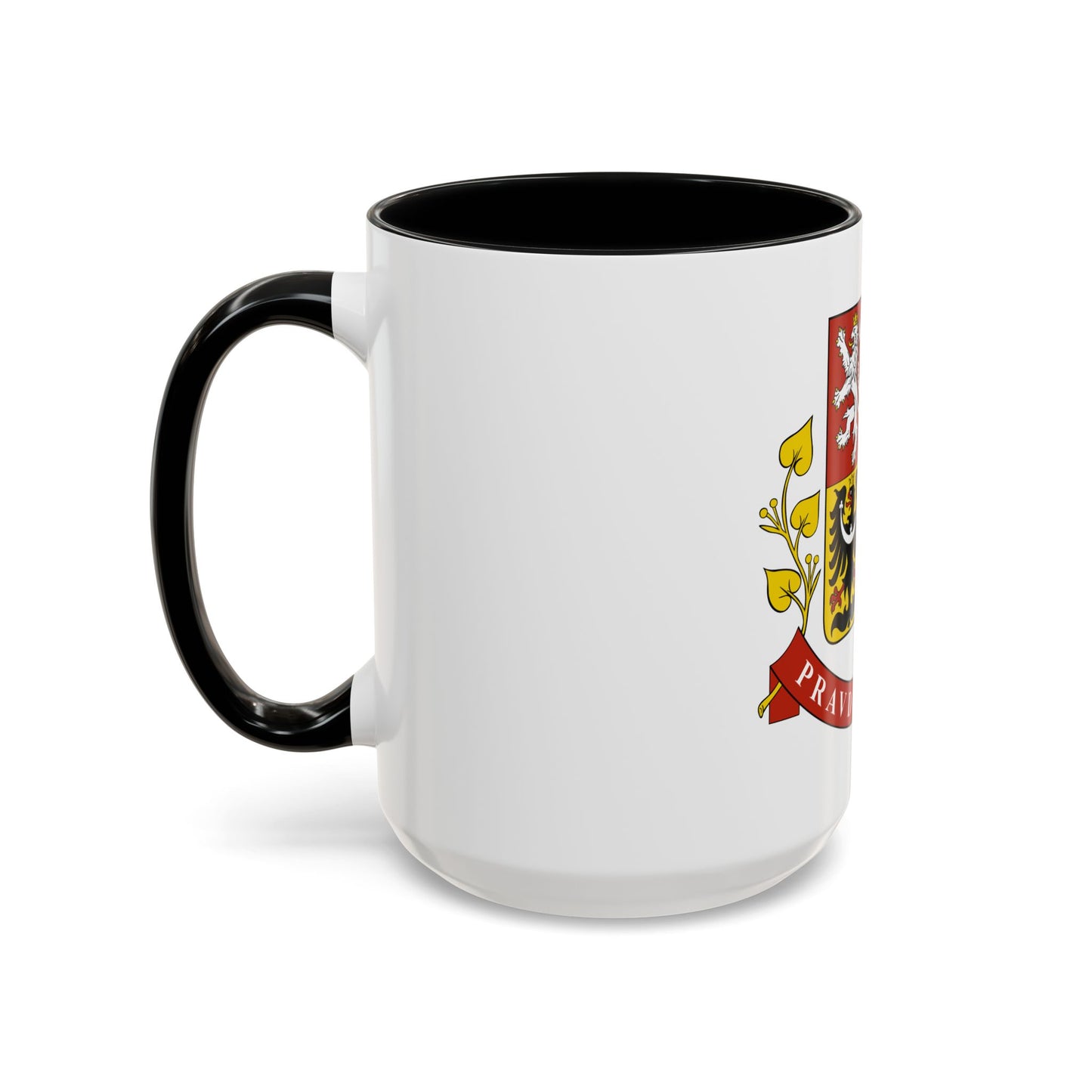 Greater coat of arms of the Czech Republic (Presidential version) - Accent Coffee Mug