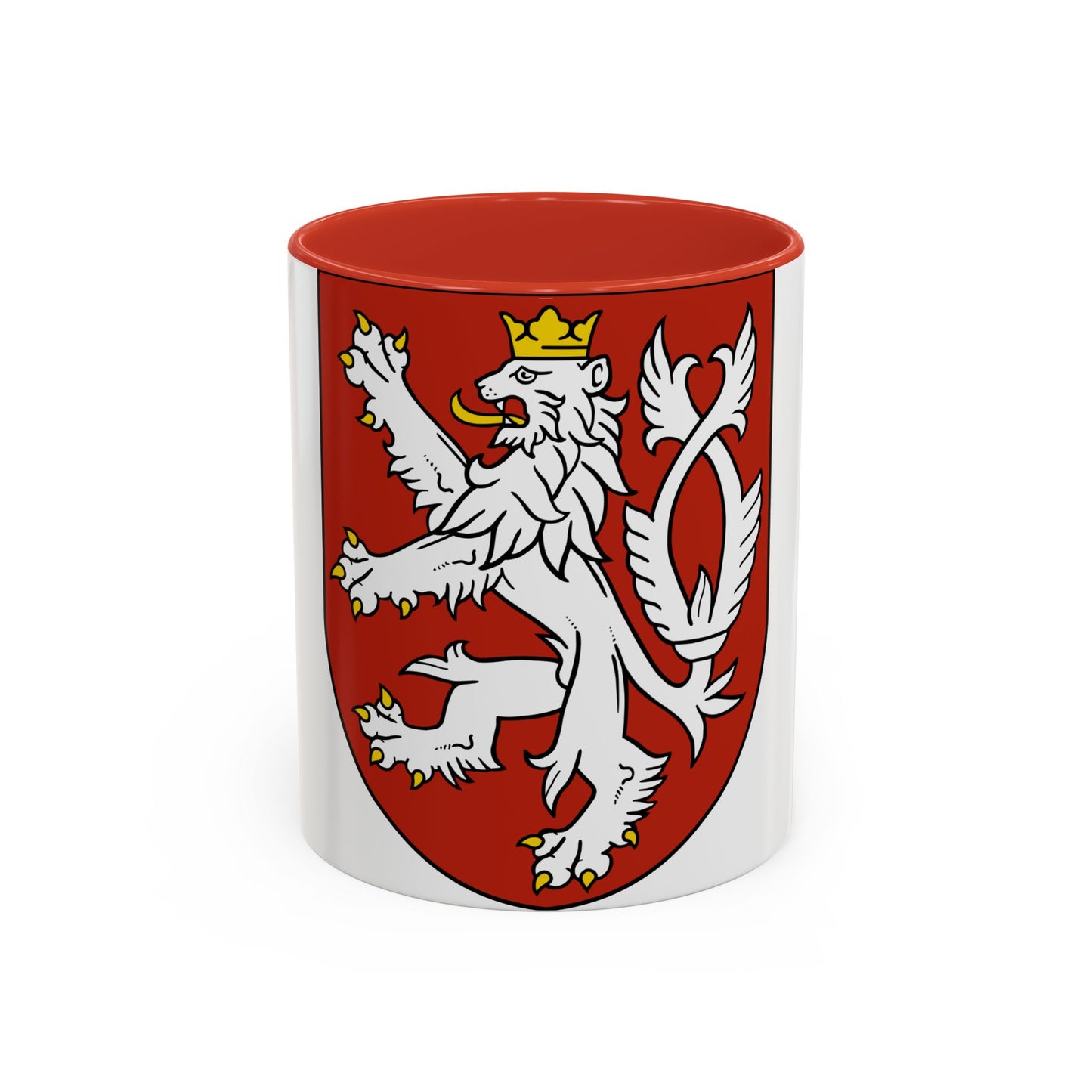Small coat of arms of the Czech Republic - Accent Coffee Mug