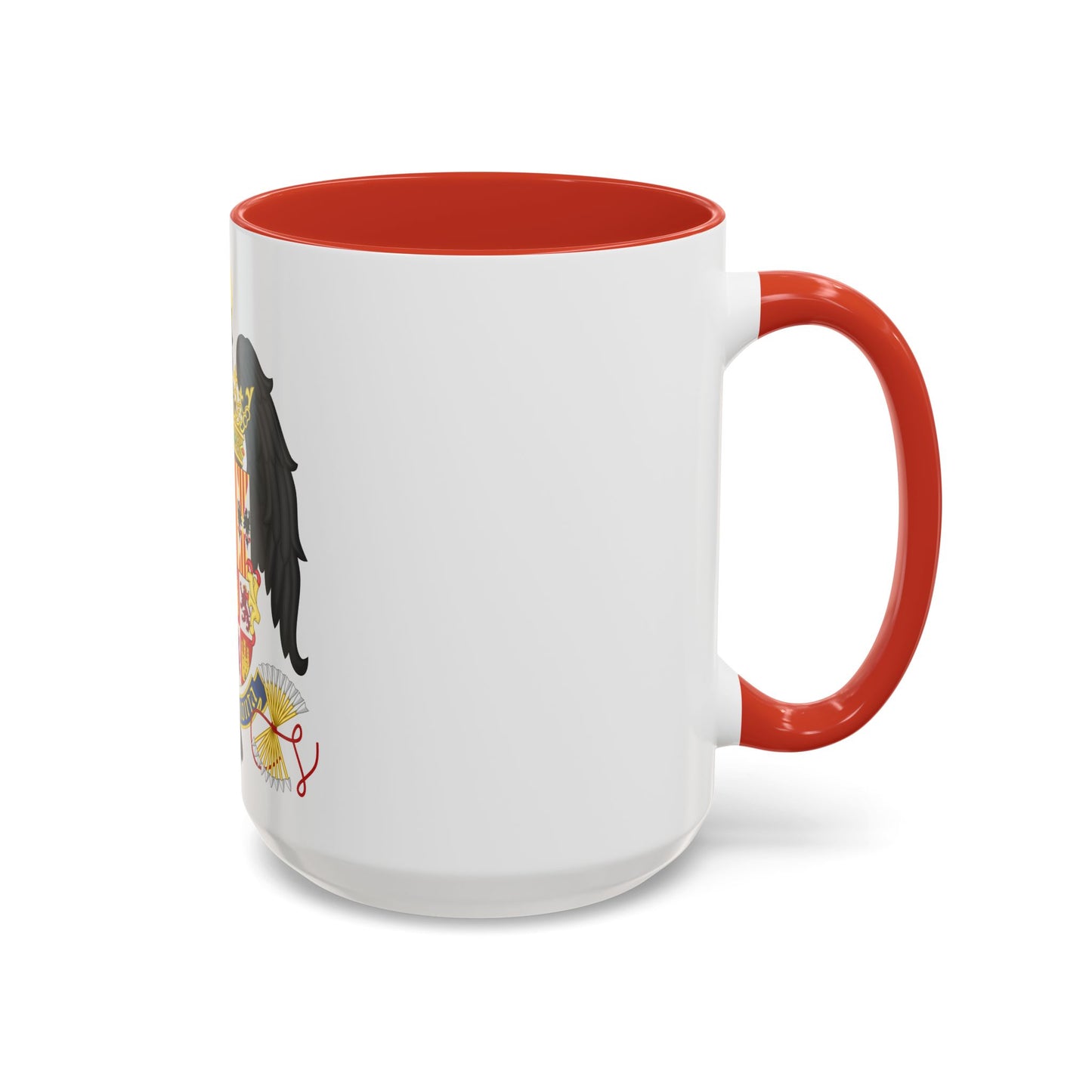 Coat of Arms of Queen Isabella of Castile (1492-1504) - Accent Coffee Mug