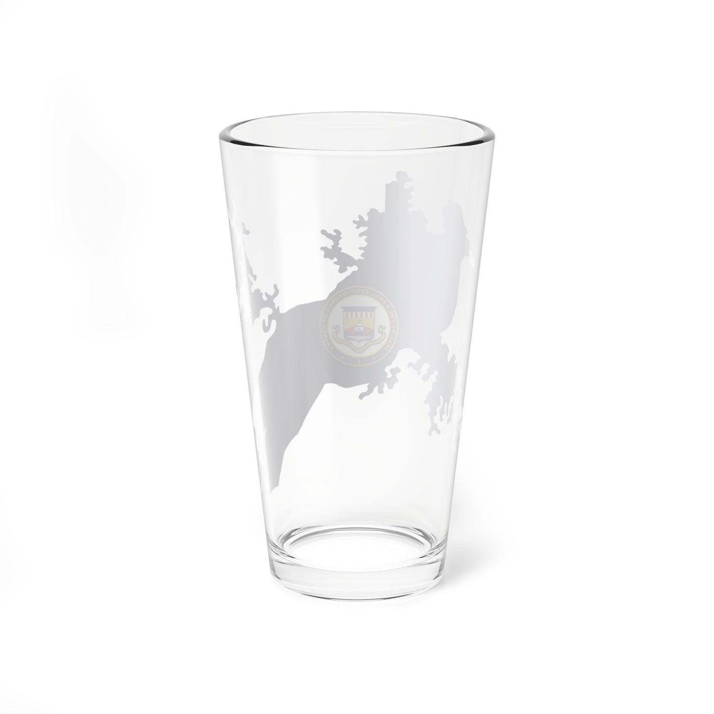 Flag Map of the Panama Canal Zone 1903-1979 (Panama) Pint Glass 16oz