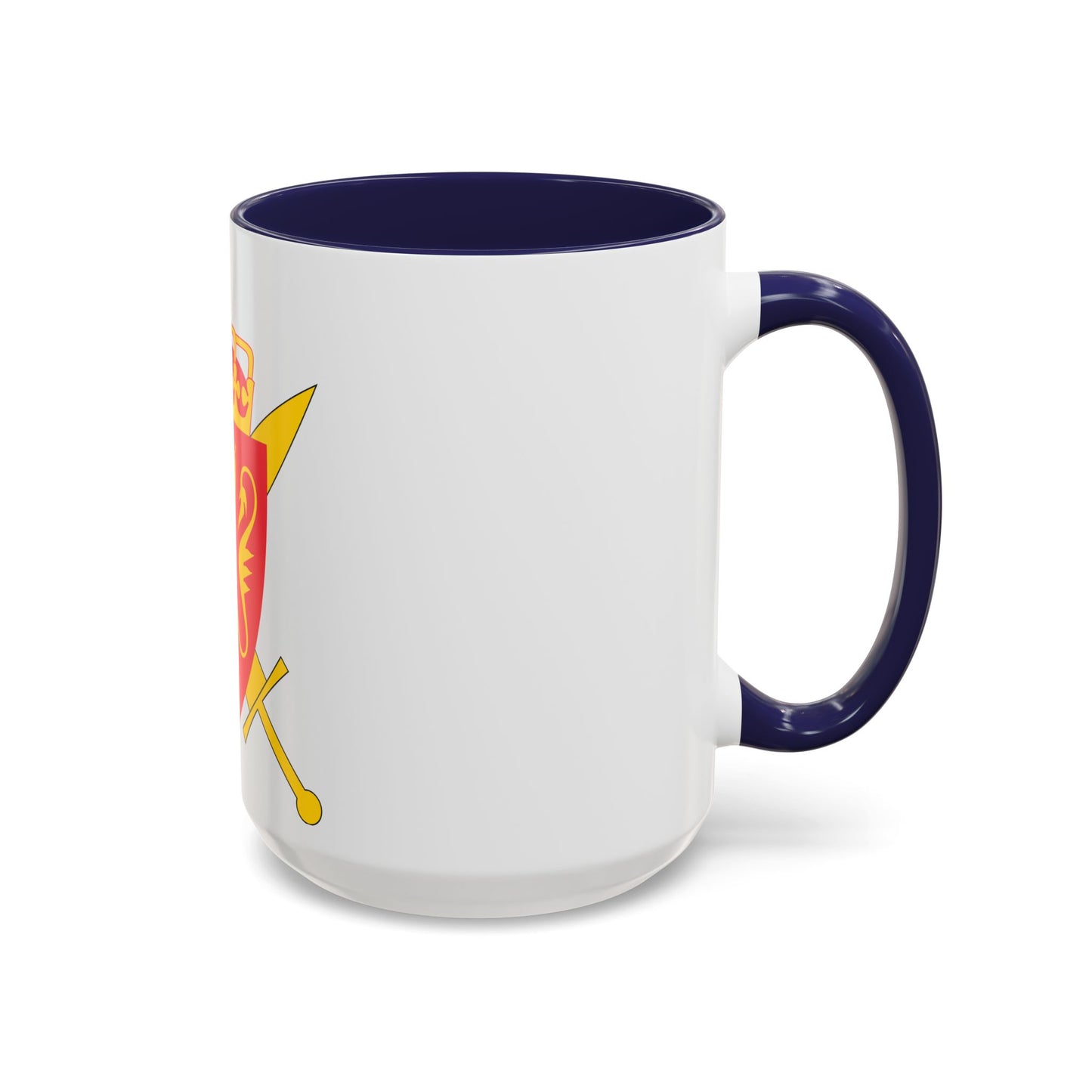 Coat of arms of the Norwegian Armed Forces - Accent Coffee Mug