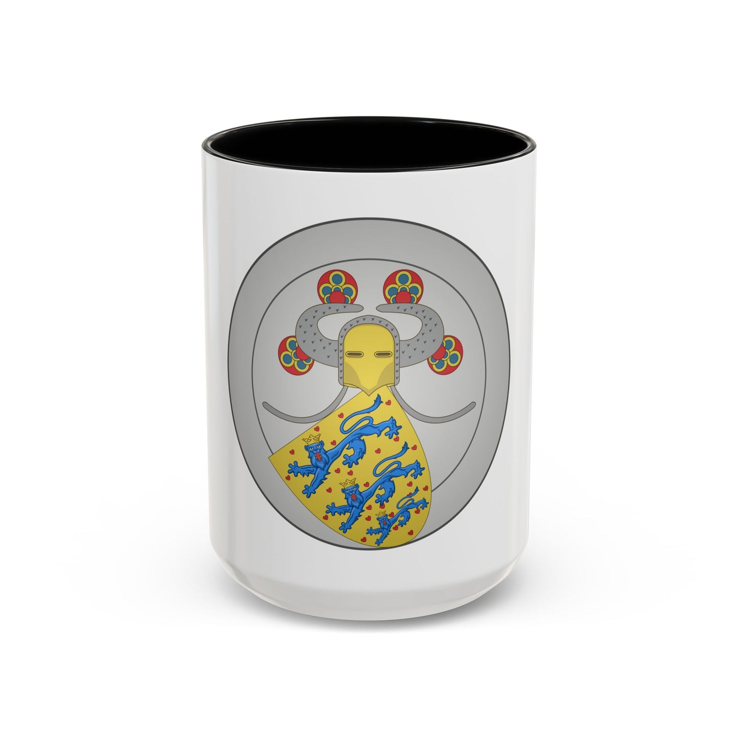 Coat of arms of Valdemar IV of Denmark - Accent Coffee Mug