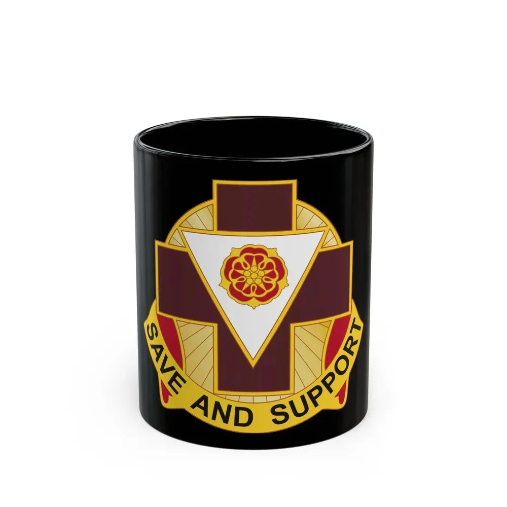 99 Field Hospital (U.S. Army) Black Coffee Mug 11oz - Go Mug Yourself