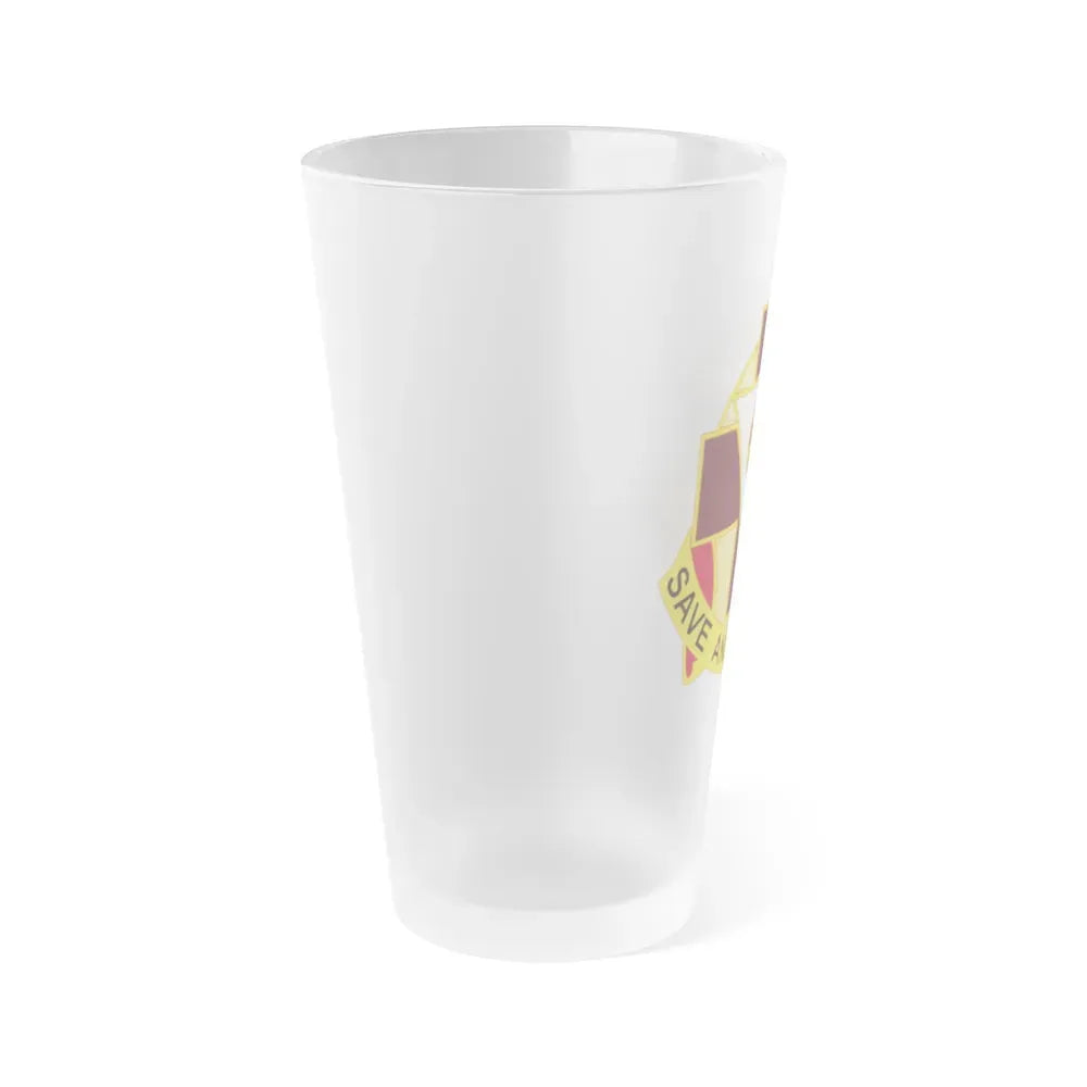 99 Field Hospital (U.S. Army) Frosted Pint Glass 16oz - Go Mug Yourself