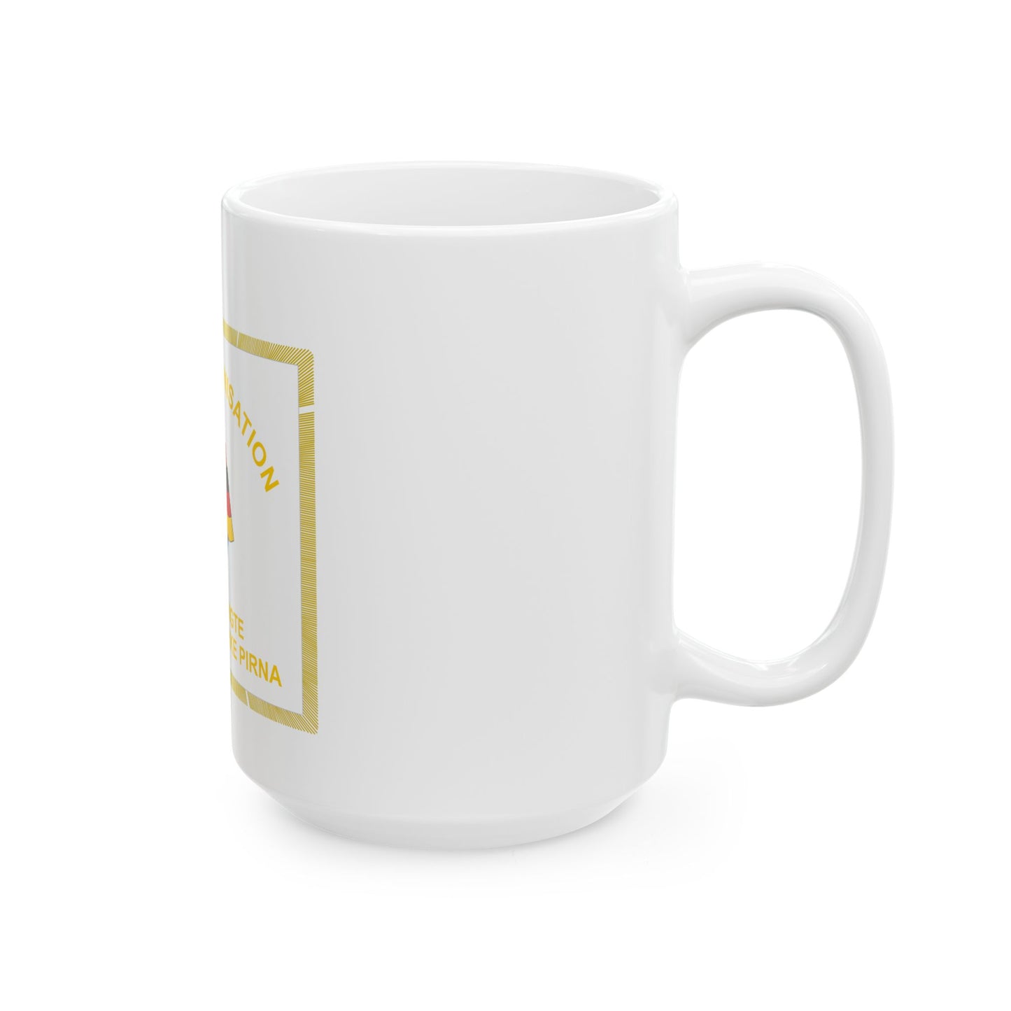DSF Vereinigte Zellstoffwerke Pirna (Germany) White Coffee Mug