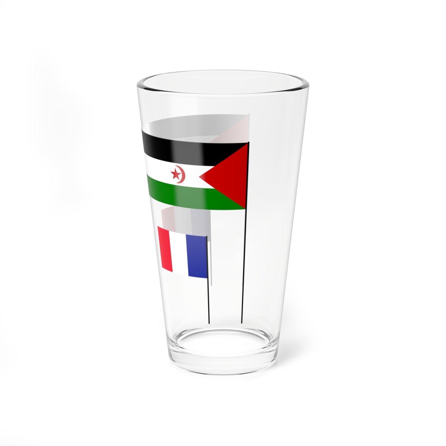 Explanation of flag hoisting (France) Pint Glass 16oz