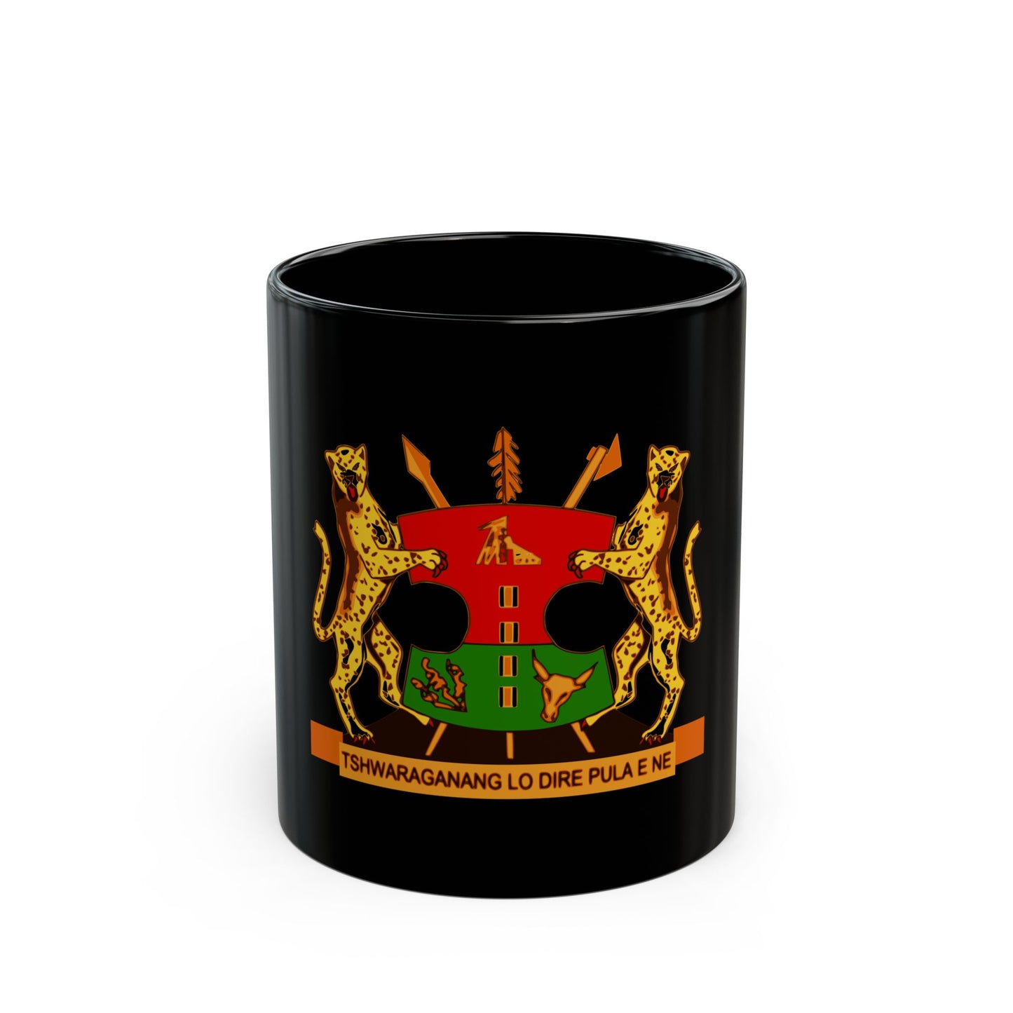 Coat of arms of Bophuthatswana - Black Coffee Mug
