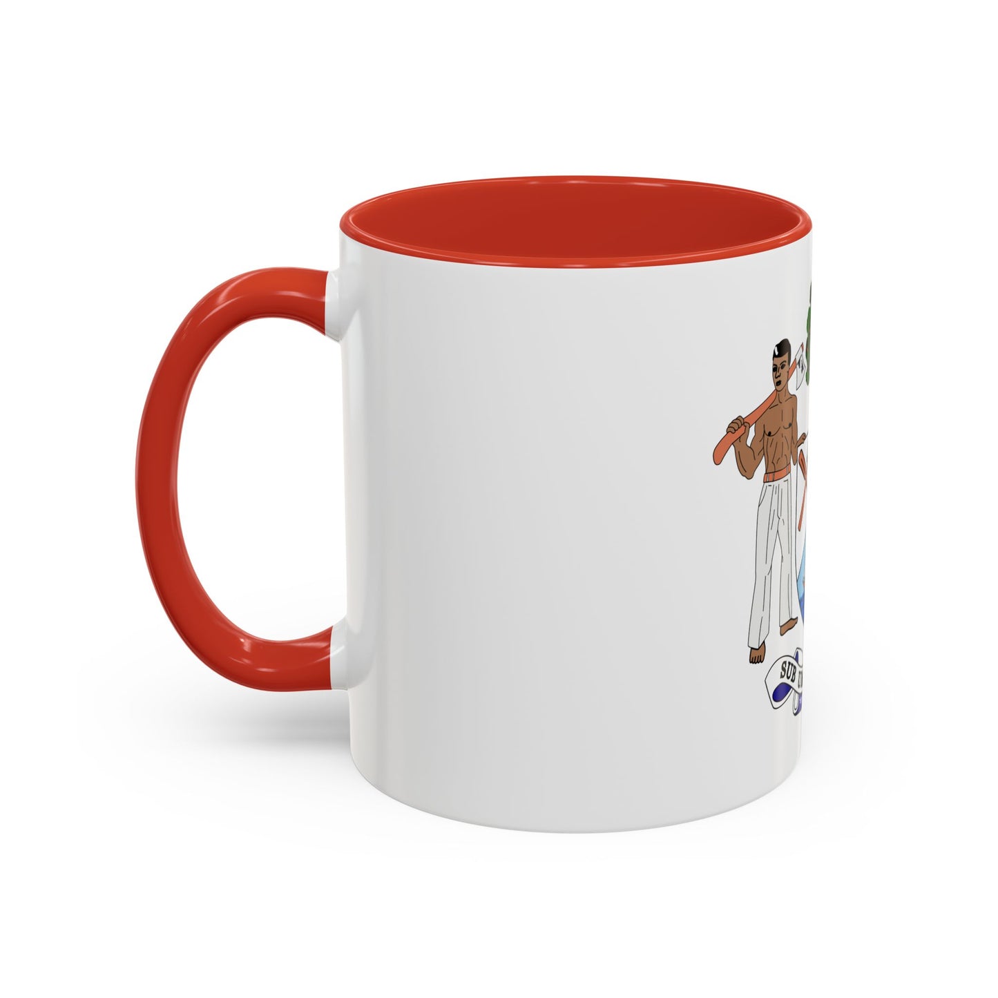 Coat of arms of British Honduras-Belize (1967-1981) - Accent Coffee Mug