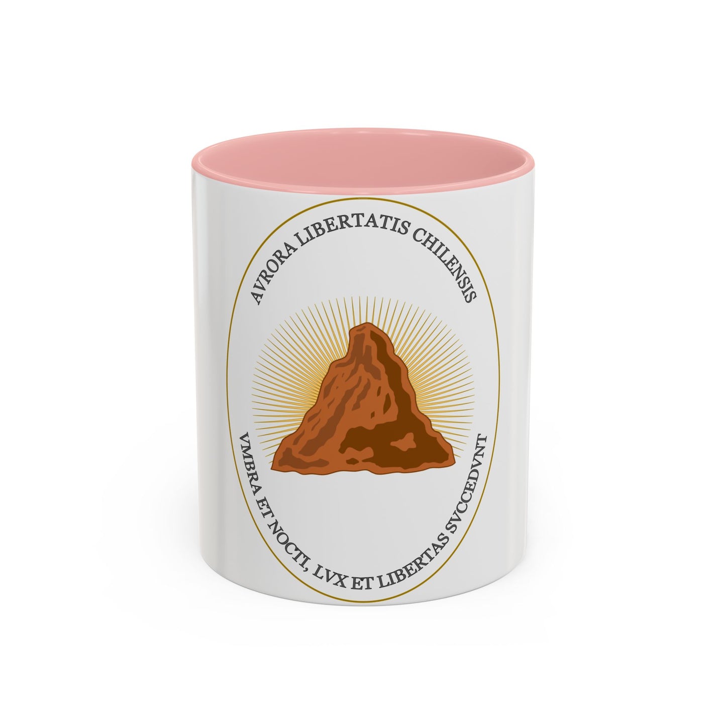 Reverse of the Coat of Arms of Chile (1812-1814) - Accent Coffee Mug
